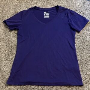 Nike Women's Short Sleeve Purple Tee